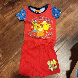 Nickelodeon Red and Navy Pajama Top